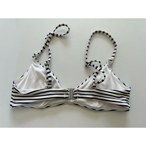 H&M nautical white and dark navy swim top - Picture 3 of 8